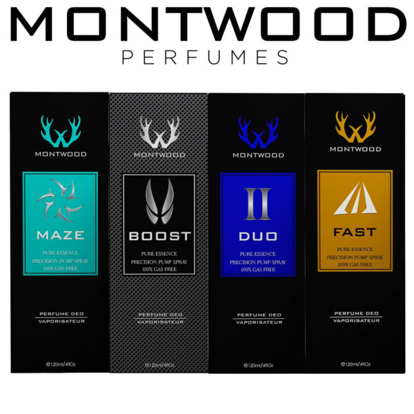 Montwood Action Series Perfume Sprays Deal (Pack of 4)