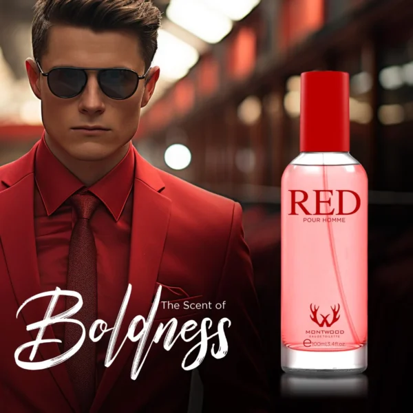 Montwood Red Pour Homme Perfume (100ml)