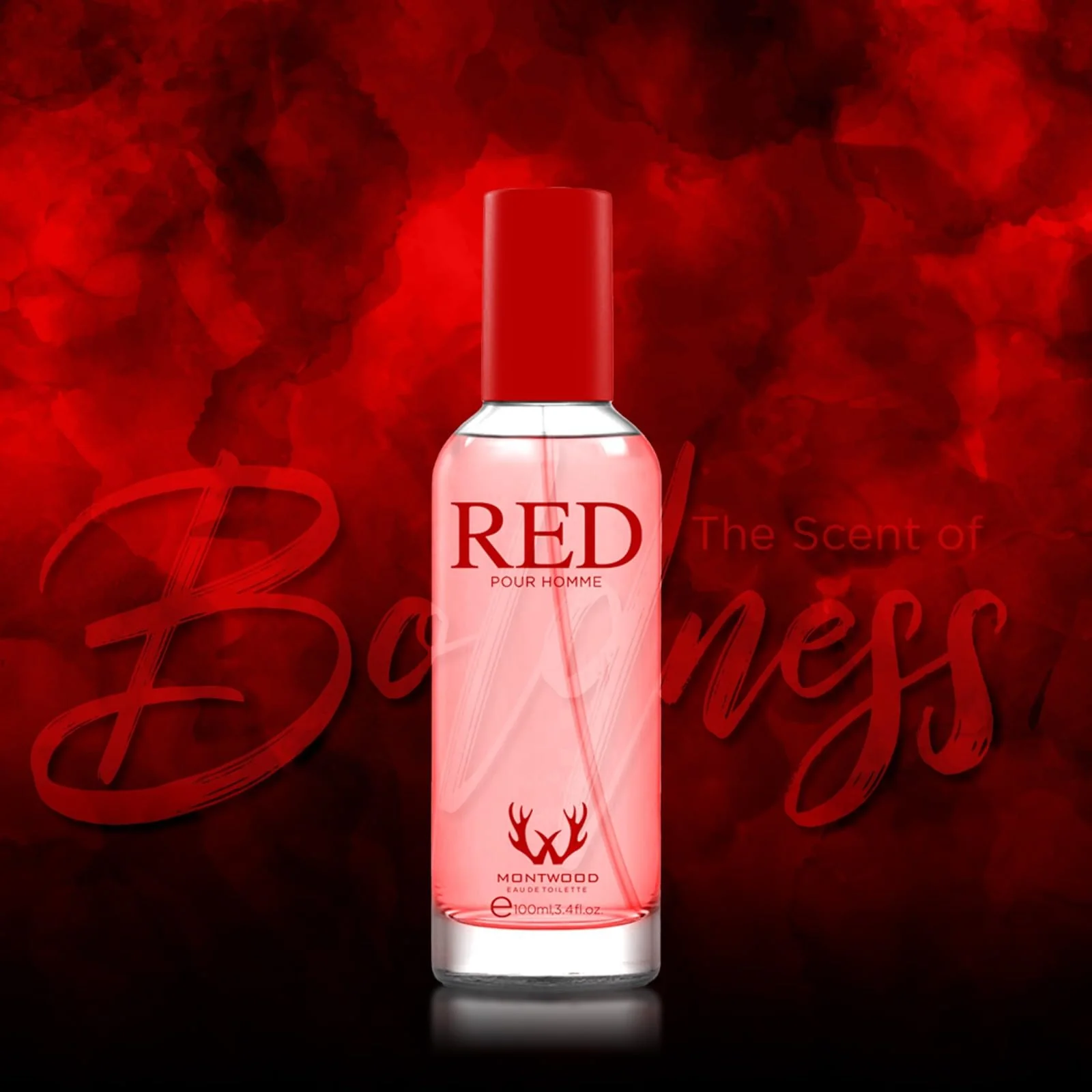 Montwood Red Pour Homme Perfume (100ml)